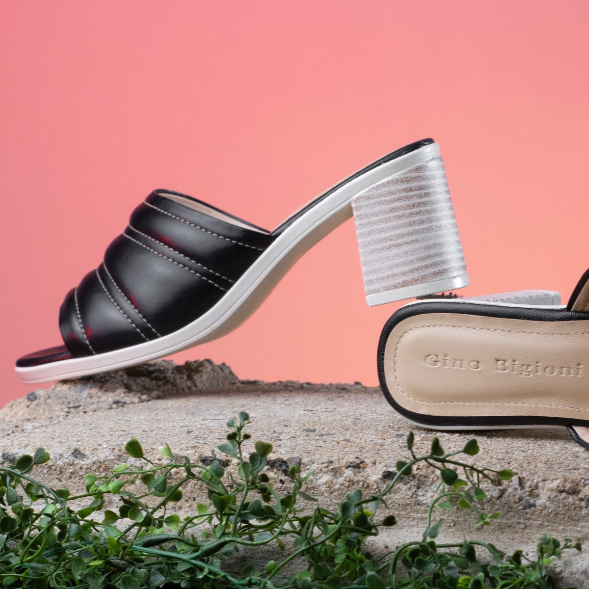 Sandali neri Primadonna in studio per outfit elegante