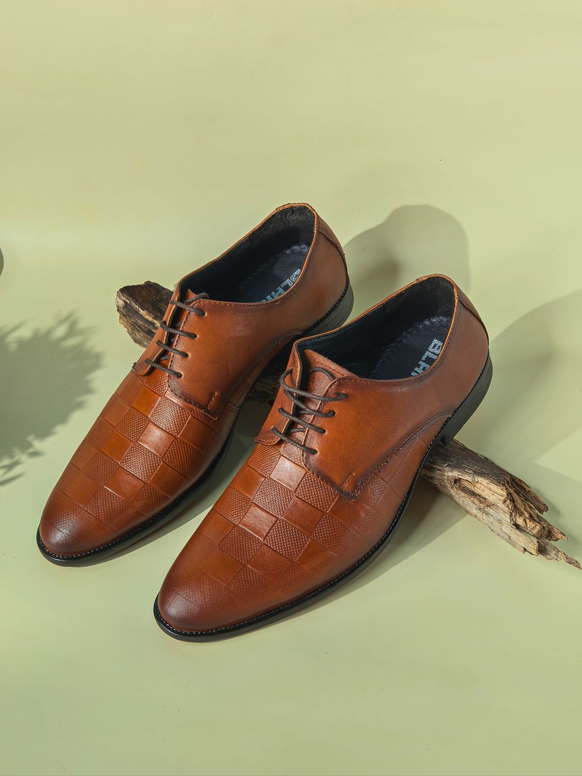 Elegant brown leather shoes product photo